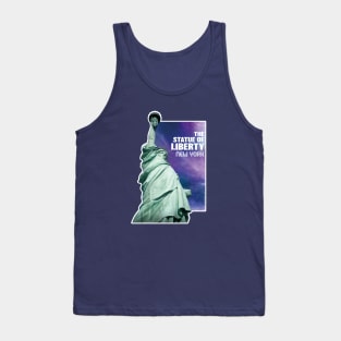 Statue of liberty photographic design print Tank Top